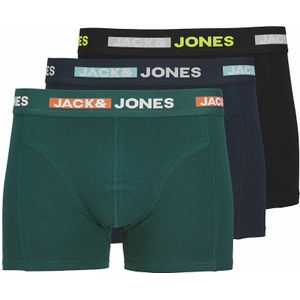 Set van 3 boxershorts JACK & JONES. Katoen materiaal. Maten M. Zwart kleur