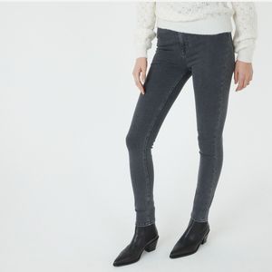 Skinny jeans LA REDOUTE COLLECTIONS. Denim materiaal. Maten 38 FR - 36 EU. Grijs kleur
