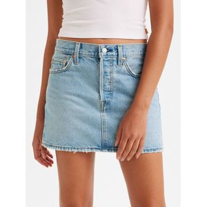 Rok Icon skirt LEVI'S. Katoen materiaal. Maten 24 US - 32 EU. Blauw kleur