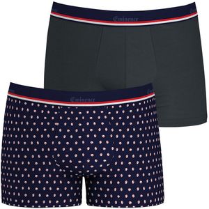 Set van 2 boxershorts, made in France EMINENCE. Katoen materiaal. Maten 3XL. Blauw kleur