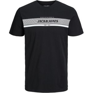 T-shirt met ronde hals Jjalex JACK & JONES. Katoen materiaal. Maten S. Zwart kleur