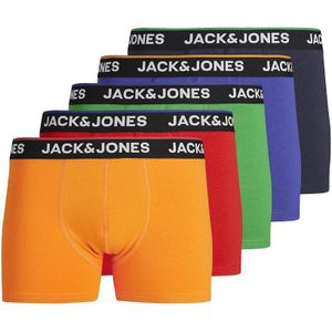 Set van 5 boxershorts JACK & JONES. Katoen materiaal. Maten M. Multicolor kleur