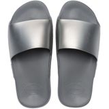 Muiltjes Slide Classic Metallic HAVAIANAS. Rubber materiaal. Maten 39/40. Grijs kleur