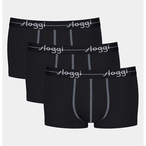 Set van 3 boxershorts Start SLOGGI. Katoen materiaal. Maten S. Zwart kleur