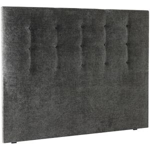 Hoofdbord, Prestige EPEDA. Stof materiaal. Maten 140 cm. Grijs kleur