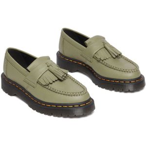 Loafers Adrian in leer Virginia DR. MARTENS. Leer materiaal. Maten 39. Groen kleur