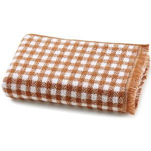 Handdoek in badstof 500g, vichy motief, Dinan