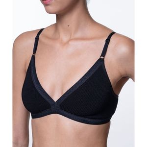 Bralette BH zonder beugels, Lottie DORINA. Katoen materiaal. Maten XS. Zwart kleur