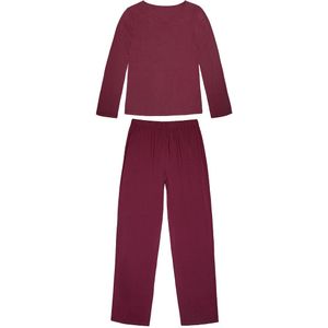 Pyjama met lange mouwen Jennee DORINA. Katoen materiaal. Maten XS. Rood kleur