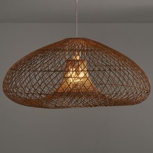 Hanglamp in gevlochten rotan, Titou AM.PM. Rotan materiaal. Maten één maat. Beige kleur