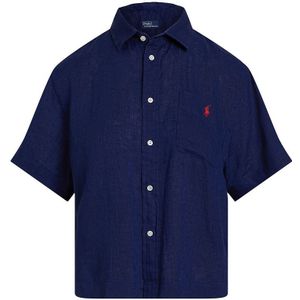 POLO RALPH LAUREN - Hemd - Blauw - Linnen