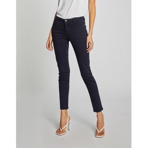 Slim broek MORGAN. Katoen materiaal. Maten 38 FR - 36 EU. Blauw kleur