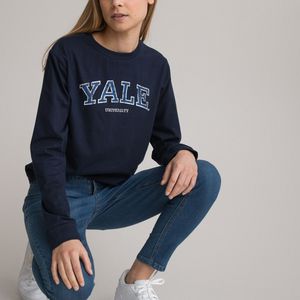 T-shirt Yale met lange mouwen YALE. Katoen materiaal. Maten XXS. Blauw kleur