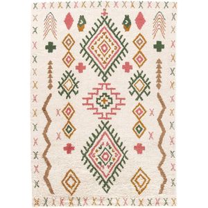 Tapijt berber stijl, in wol, Tobi LA REDOUTE INTERIEURS. Wol materiaal. Maten 120 x 170 cm. Multicolor kleur