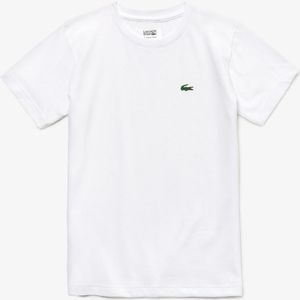 T-shirt met korte mouwen LACOSTE. Katoen materiaal. Maten 10 jaar - 138 cm. Wit kleur