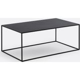 Bijzettafel in metaal, Hiba LA REDOUTE INTERIEURS. Metaal materiaal. Maten één maat. Zwart kleur