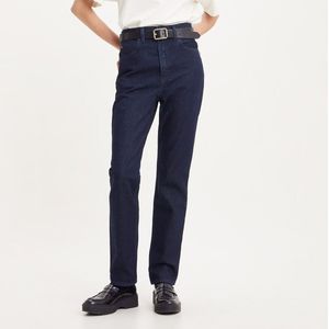 Jeans 70's High Straight LEVI’S WELLTHREAD. Denim materiaal. Maten Maat 25 (US) - Lengte 29. Blauw kleur