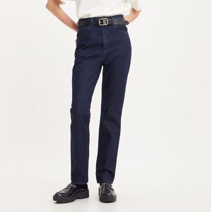 Jeans 70's High Straight LEVI’S WELLTHREAD. Denim materiaal. Maten Maat 26 (US) - Lengte 31. Blauw kleur