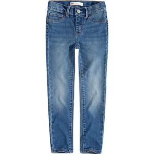 Skinny Jeans 710 Super LEVI'S KIDS. Katoen materiaal. Maten 10 jaar - 138 cm. Blauw kleur