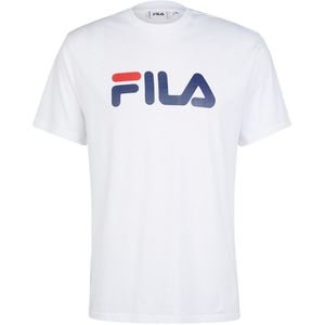 T-shirt met korte mouwen, groot logo, Foundation FILA. Katoen materiaal. Maten XXL. Wit kleur