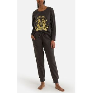 Lange pyjama in micro fleece, Harry Potter HARRY POTTER. Polyester materiaal. Maten L. Zwart kleur