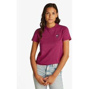 T-shirt met ronde hals en korte mouwen TOMMY JEANS. Katoen materiaal. Maten M. Rood kleur