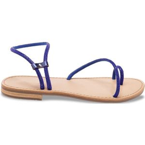 Nude sandalen Hodaxa LES TROPEZIENNES PAR M BELARBI. Polyester materiaal. Maten 38. Blauw kleur