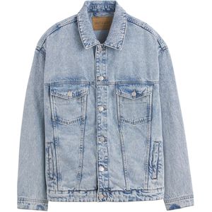 Jeansjacket ONLY & SONS. Katoen materiaal. Maten L. Blauw kleur