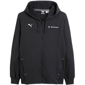 Zip-up hoodie Motorsport BMW PUMA. Katoen materiaal. Maten S. Zwart kleur