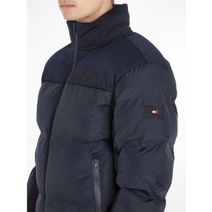 Donsjas zonder jas New York Gore-Tex TOMMY HILFIGER. Polyester materiaal. Maten S. Blauw kleur