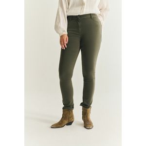 Broek Lars ALMÉ. Katoen materiaal. Maten 48 FR - 46 EU. Groen kleur