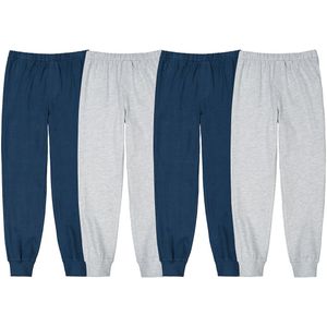 Set van 4 pyjamabroeken in jersey LA REDOUTE COLLECTIONS. Katoen materiaal. Maten 16 jaar - 162 cm. Blauw kleur
