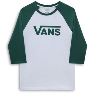 T-shirt met 3/4 mouwen, groot logo VANS. Katoen materiaal. Maten M. Groen kleur