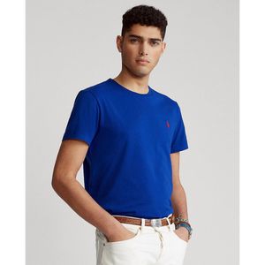 T-shirt met ronde hals, in jerseykatoen POLO RALPH LAUREN. Katoen materiaal. Maten XS. Blauw kleur