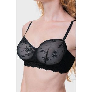 BH met bustier spirit Leal DORINA. Kant materiaal. Maten 100B FR - 85B EU. Zwart kleur