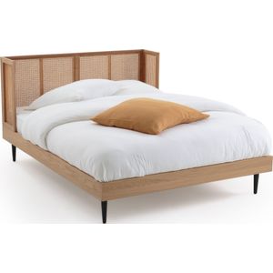 Bed in rotan met beddenbodem WASKA