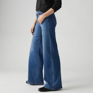 Jeans 318 Shaping Wide Leg LEVI'S. Denim materiaal. Maten Maat 26 (US) - Lengte 32. Blauw kleur