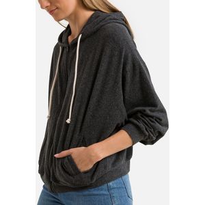 Hoodie met rits YPAWOOD AMERICAN VINTAGE. Katoen materiaal. Maten M/L. Zwart kleur
