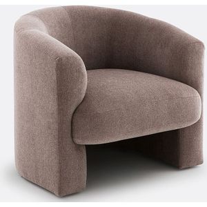 Vintage fauteuil,  Nolami LA REDOUTE INTERIEURS. Polyester materiaal. Maten één maat. Grijs kleur