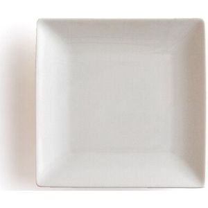 Set van 4 broodborden in porselein, Hivane LA REDOUTE INTERIEURS. Porselein materiaal. Maten één maat. Wit kleur