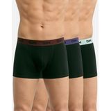 Set van 3 boxershorts Mix & Colors DIM. Katoen materiaal. Maten XL. Blauw kleur