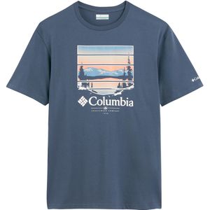 T-shirt met korte mouwen Path Lake COLUMBIA. Katoen materiaal. Maten XL. Blauw kleur