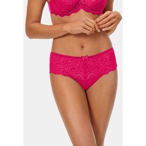 Midi slip Flower Elégance PLAYTEX. Polyamide materiaal. Maten 46 FR - 44 EU. Roze kleur