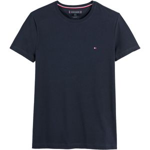 T-shirt ronde hals slim stretch Core TOMMY HILFIGER. Katoen materiaal. Maten L. Blauw kleur