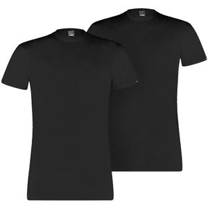 Set van 2 T-shirts met korte mouwen en ronde hals PUMA. Katoen materiaal. Maten S. Zwart kleur