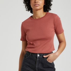 Iconic T-shirt met korte mouwen PETIT BATEAU. Katoen materiaal. Maten S. Rood kleur