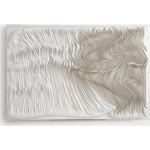Ondor - Wanddecoratie - Wit - Leer - Handgemaakt