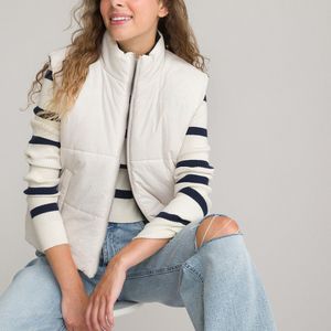 Omkeerbare bodywarmer LA REDOUTE COLLECTIONS. Polyamide materiaal. Maten XXS. Zwart kleur