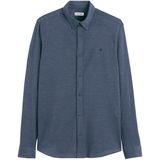 Recht hemd JACK & JONES. Polyester materiaal. Maten S. Blauw kleur