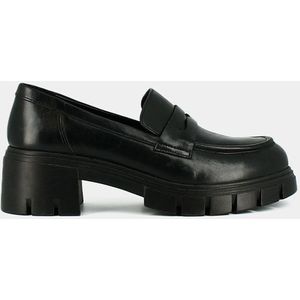 Loafers chunky met hak Aron, leer JONAK. Leer materiaal. Maten 40. Zwart kleur